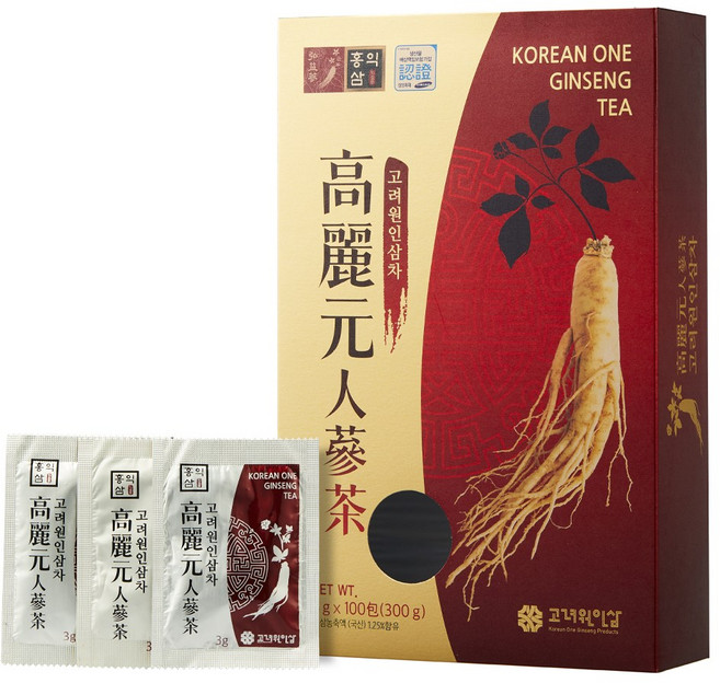 고려원 고려 인삼차 100T+100T 총200T, 300g, 100개입, 6개