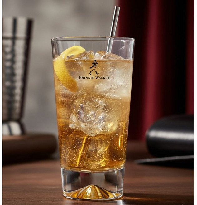 오리지널 조니워커 하이볼잔 400ml, 1개