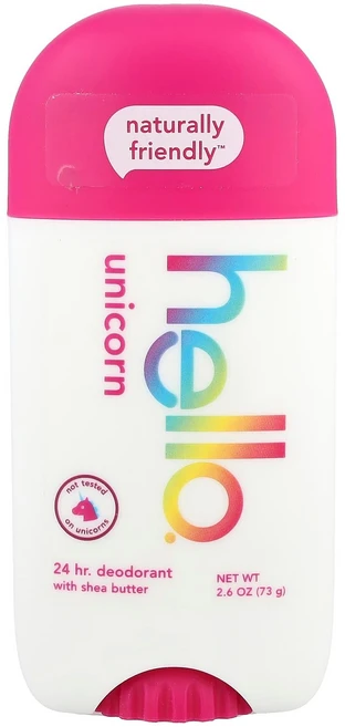 안녕하세요 시어버터 함유 24시간 데오도란트 유니콘 향 73g (2.6oz) HLO-02305, 1 - 쿠팡