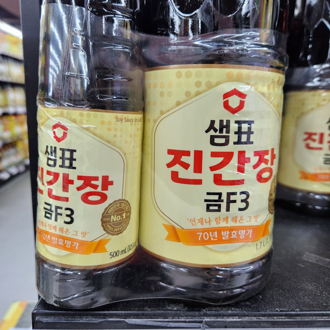 샘표 진간장 금 F3, 2.2L, 1세트