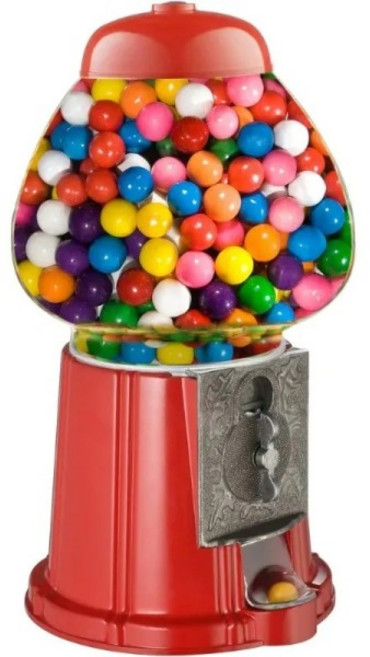 2024년 도매 코인 토큰 작동식 15인치 캔디 디스펜서 장난감 껌볼 자판기 게임기 머신