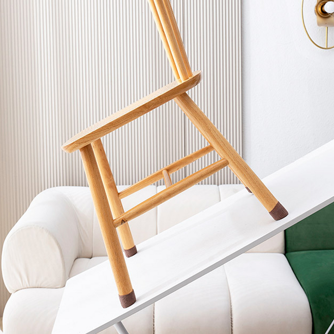 몽빵 가구 미끄럼 소음 방지 테이프, 4개, 블랙