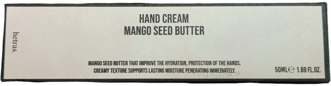 韓國 HETRAS 芒果籽保濕香氛護手霜 50ML #20全新桑塔爾 SANTAL FRESH, 1個
