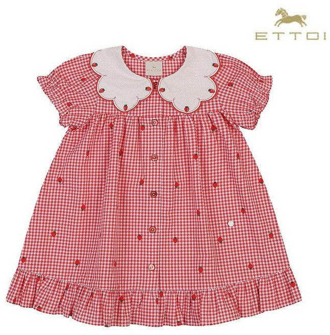 에뜨와 ETTOI 제이미스트로베리원피스 07T324013/출산 신생아 백일 돌선물 조카선물 07T324013 103599