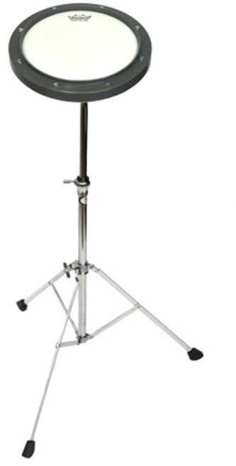 [Remo] RT-0008-00+PPS-06-14W20 8인치 가죽 연습패드+6mm 스탠드 포함, 1개