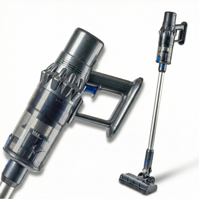 [최신형]노브 500W 괴물 흡입력 프리미엄 무선 청소기 + 전용 거치대 포함, VC109A, 다크그레이