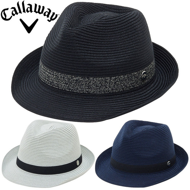 2025 캘러웨이 중절모자 페도라 스타일 버킷햇 골프모자 남성용 C25191116, 1개, 1.블랙