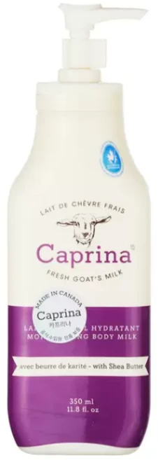 카프리나 산양밀크 바디로션 [시어버터향], 350ml, 1개 - 쿠팡