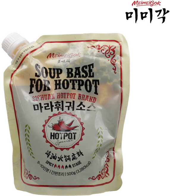 미미각 MEI MEI GOK 마라훠궈 소스, 1개, 500g