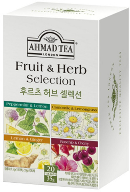 아마드티 후르츠 허브 셀렉션, 35g, 20개입, 2개