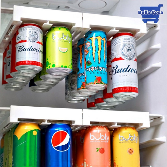 냉장고 음료 디스펜서 공중부양 캔맥주 거치대 홀더