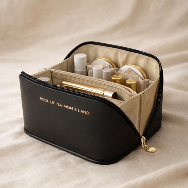 테리하우스 화장품 파우치 메이크업 파우치 여행용 대용량 수납