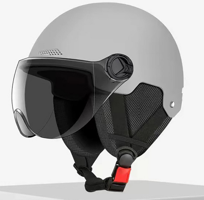 Starrysea 조절 가능 충격흡수 자전거헬멧 안전 헬멧 통풍안전모 봄 겨울헬멧, 그레이A, 1개