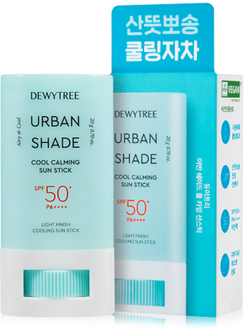 듀이트리 어반쉐이드 쿨 카밍 선스틱 SPF50+ PA++++, 20g, 1개