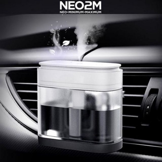 샤인빈 차량용 거치대 초음파 무선 충전식 가습기, 단품