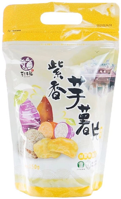 大甲區農會 紫香芋薯片, 150g, 1個