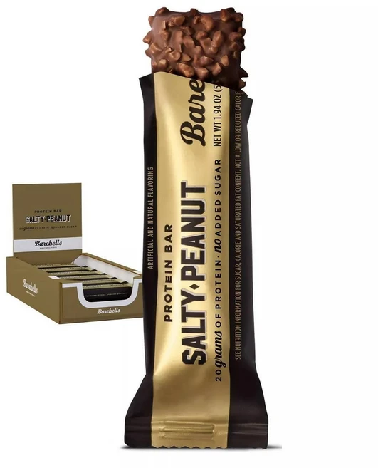 베어벨스 바 단백질 솔티 땅콩 NS 1.94oz, 12개, 55g - 쿠팡