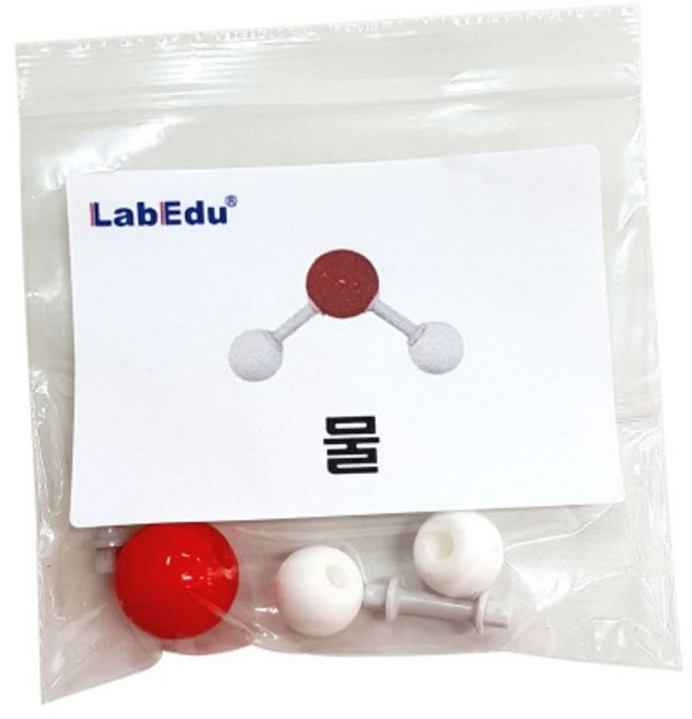 이산화탄소분자구조모형조립세트 1세트