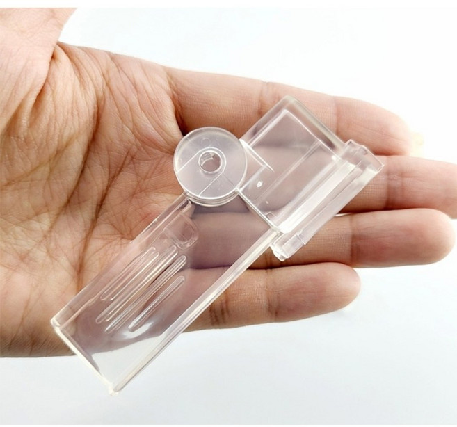 [밀폐클립] 우유팩 집게 마개 보관홀더, A 클리어 2개