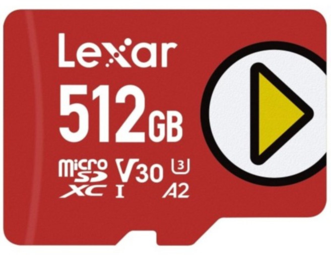 렉사 PLAY microSD 메모리카드, 512GB, 1개