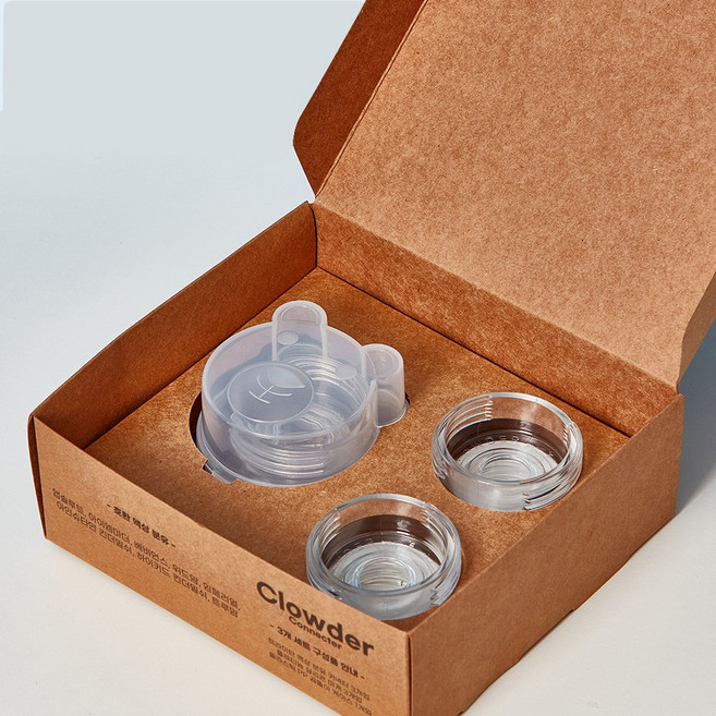 클라우더 액상분유 커넥터 (트루맘 & 아이엠마더 & 더블하트 겸용), 더블하트용, 3개