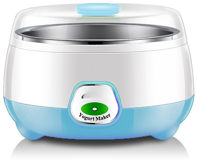 요거트 요구르트 메이커 가정용 자동 기계 소형 발효 미니 다기능 수제 낫토 가전 제품, 01 Yogurt machine, 02 12D light blue, 1개