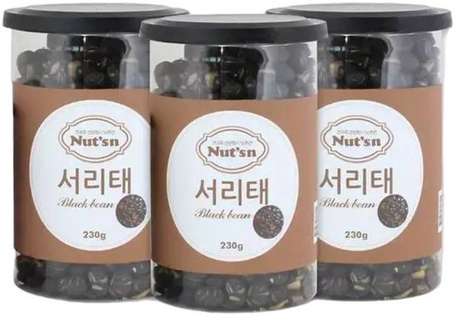 건강간식 안딱딱한 볶음서리태 원터치캔 2+1, 1개, 150g