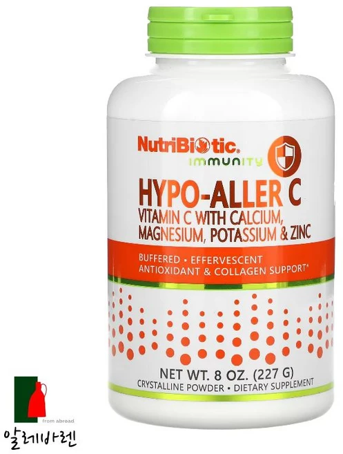 뉴트리바이오틱 비타민C 마그네슘 칼륨 아연 227g, 1개 - 쿠팡