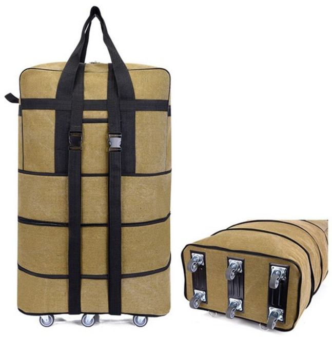초대형 이민가방+벨트세트(32형) (카키) 대용량짐가방 바퀴달린짐가방 출장가방 여행가방