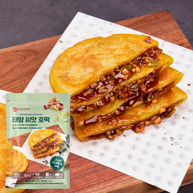 추억의 맛 아이 간식 식사대용 씨앗호떡, 1개, 350g