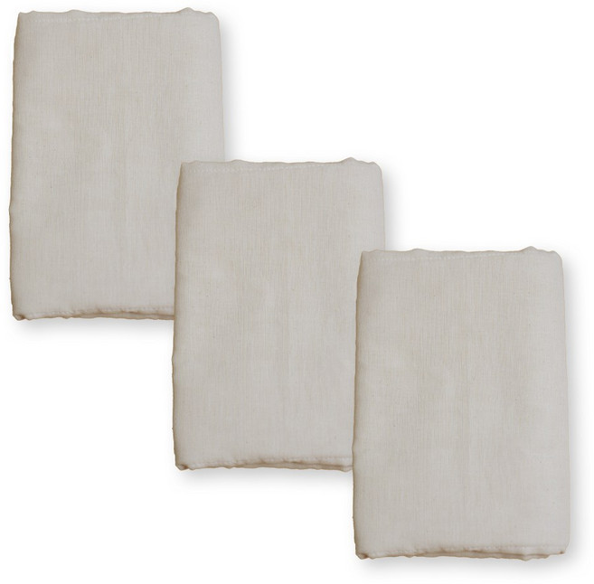 3번 삶은 강화 소창 큰 수건 3장 세트, (3겹 정련O), 3개