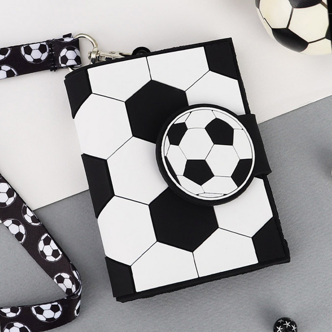 초등 남학생 지갑 목걸이지갑 풋볼 버스카드 교통카드 어린이 아동 2단 반지갑