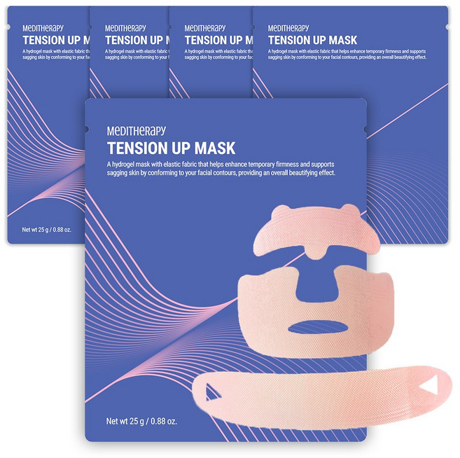 메디테라피 텐션 업 마스크 즉각탄력리프팅마스크, 1개
