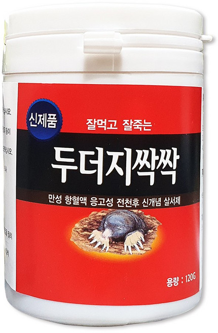 신미래바이오팜 두더지싹싹 120g, 1개