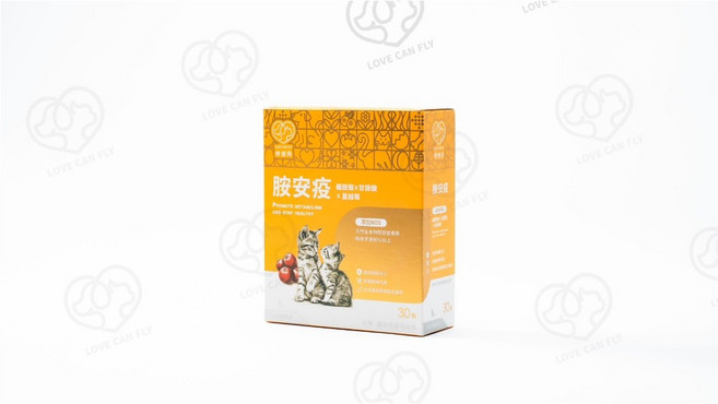 樂健飛LOVE CAN FLY 胺安疫貓咪離胺酸甘胺酸蔓越莓NDS, 1個, 免疫/抗氧化, 30份