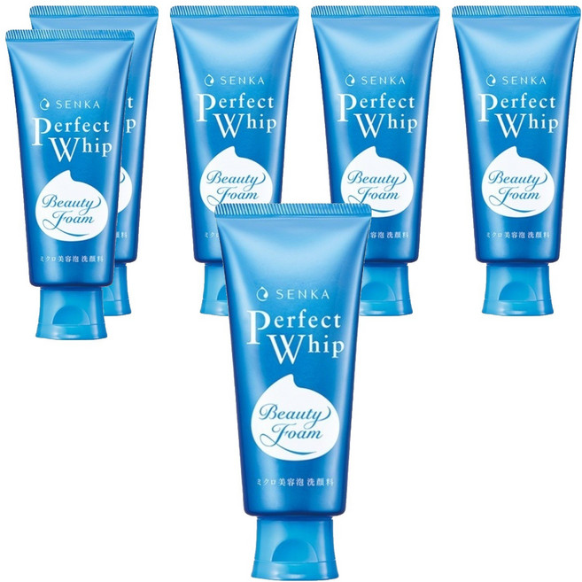센카 퍼펙트 휩 페이셜 워시, 6개, 120g