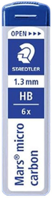 스테들러 Mars micro carbon 250 샤프심 1.3mm HB 낱개, 단품