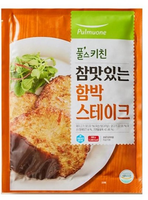 풀무원식품 참맛있는 함박스테이크, 2개, 60g