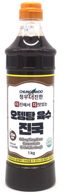청우 더진한 오뎅탕육수진국, 1kg, 1개