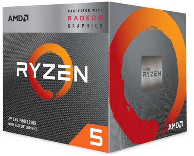 AMD Ryzen 5-3400G 四核心 中央處理器