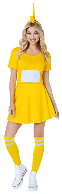 인형탈 텔레토비 인형 만화 의상 코스프레 인형탈 성인용 아동용 행사 축제소품, 한 사이즈, 어린이용 여성용 라라, 1개