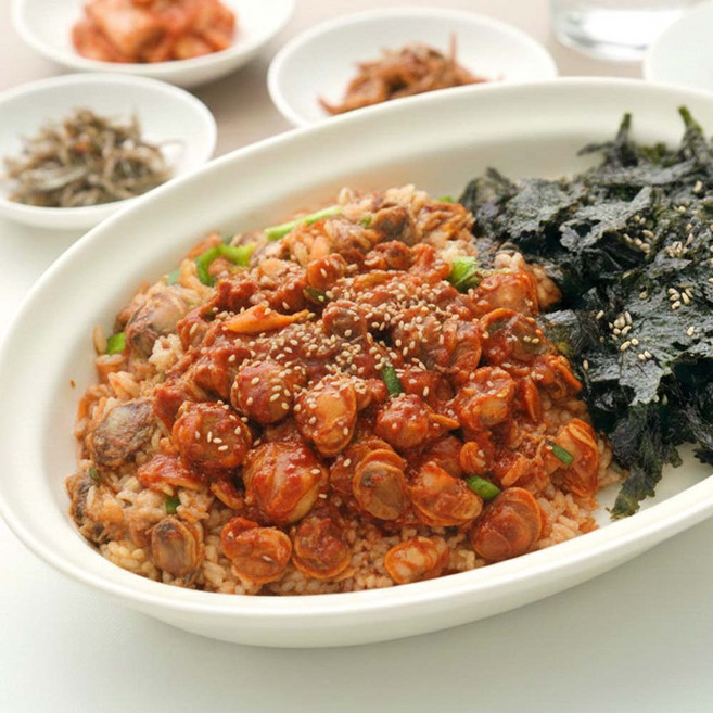 밥도둑 양념 꼬막 순살 꼬막장, 2개, 400g