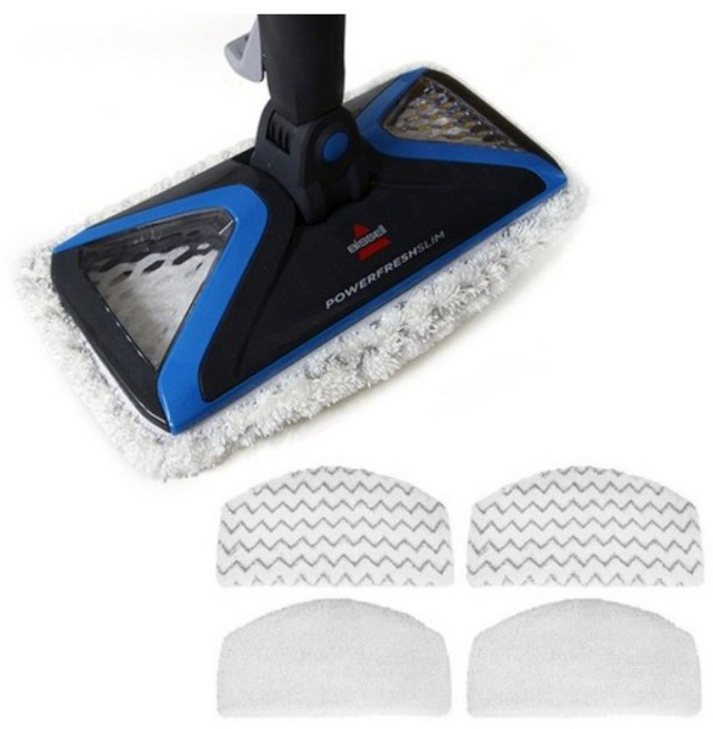 비쎌 스팀청소기 걸레 4p BA-BS2233S 딱맞는 사이즈, 1세트, 찌든때용2p+일반용2p