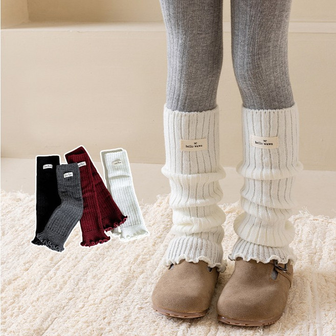 유아동 라벨워머발토시 36cm 4컬러 / 키즈 초등 여아 남아 댄스 가을 겨울 봄 니삭스