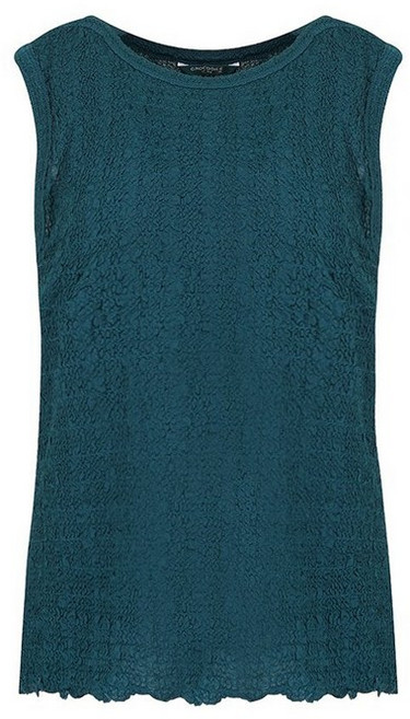 크로커다일레이디 크로커다일레이디 쭈글이 소재 보트넥 민소매티셔츠_CLDMTS915