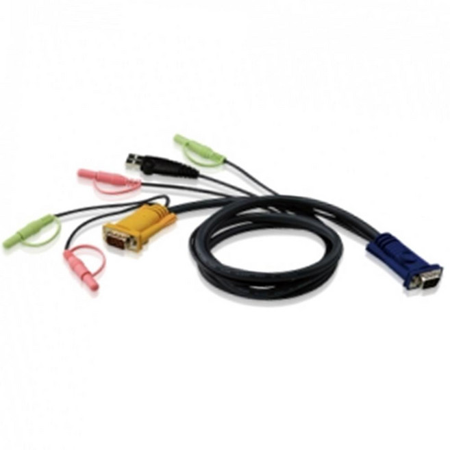 ATEN USB KVM 케이블 1.8m 2L-5302U for CS1732A/1734A/1754/1758