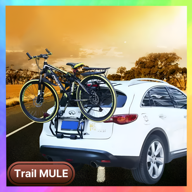 트레일뮬 오프로드 차량용 자전거 캐리어 로드 픽시 MTB SUV 후면 랙 짐칸 스텐드 루프, 스테인리스 스틸A, 1개