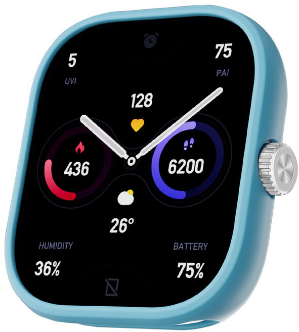 더조은셀러 샤오미 레드미 미워치5 4 호환 오픈 블로킹 젤리 케이스 2 개, 스카이