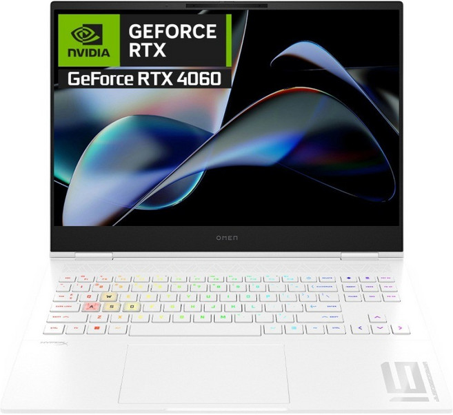 HP 2024 오멘 슬림 16 코어i7 인텔 14세대 지포스 RTX 4060, 오로라 화이트, 512GB, 32GB, 윈도우 11 홈, 16-u1023TX