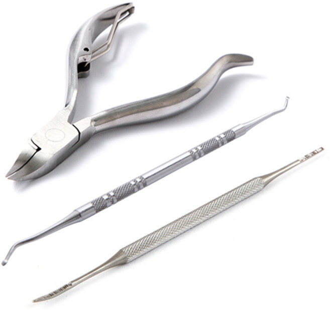 E.T.Shop 네일케어 손발톱 관리 3종세트 / 페디큐어 네일니퍼 네일케어 손톱관리 발톱관리 큐티클제거, 1세트